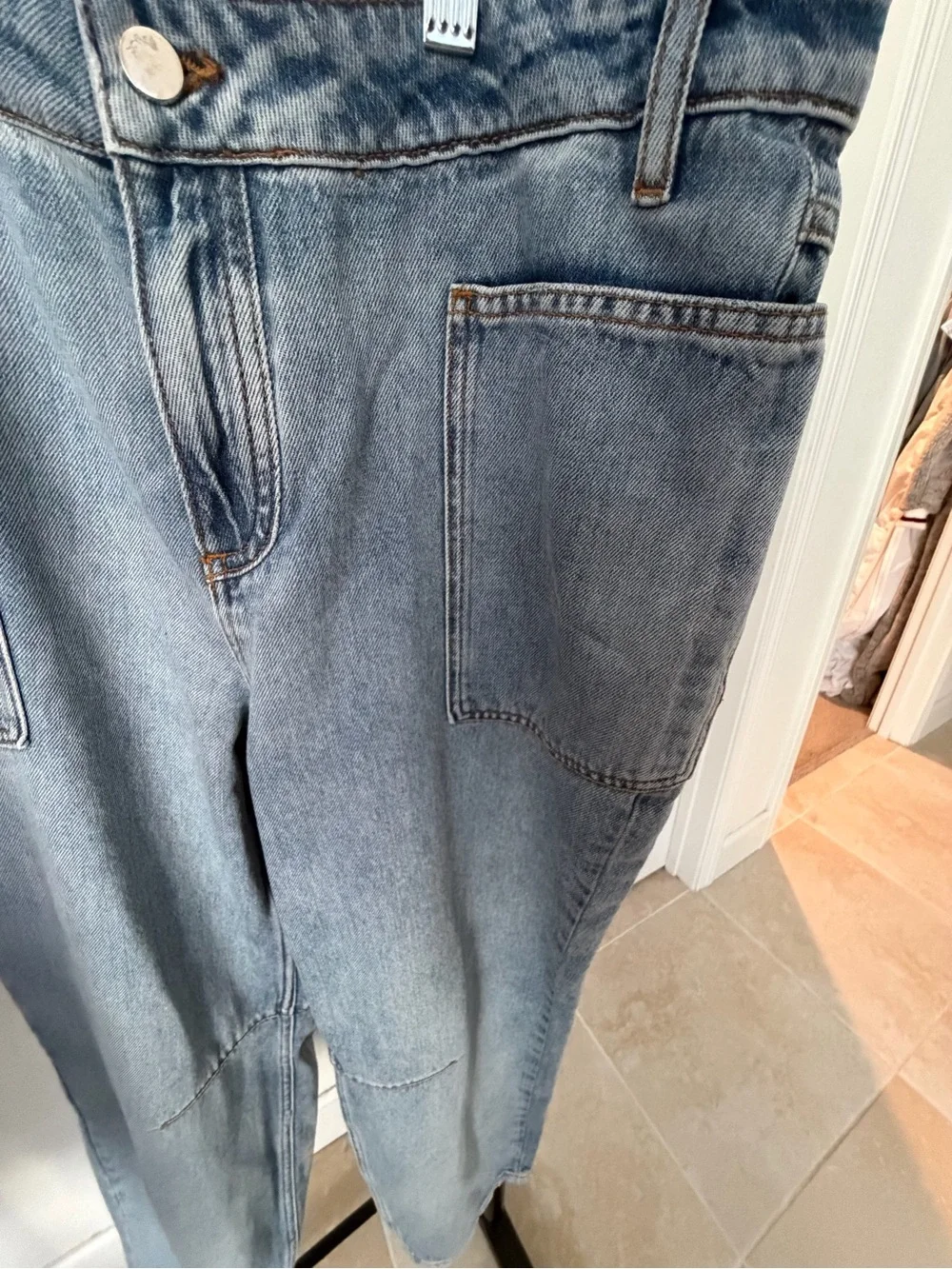 Ba&sh jeans Avalon size 40 IS women’s size 10 - Picture 7 of 10